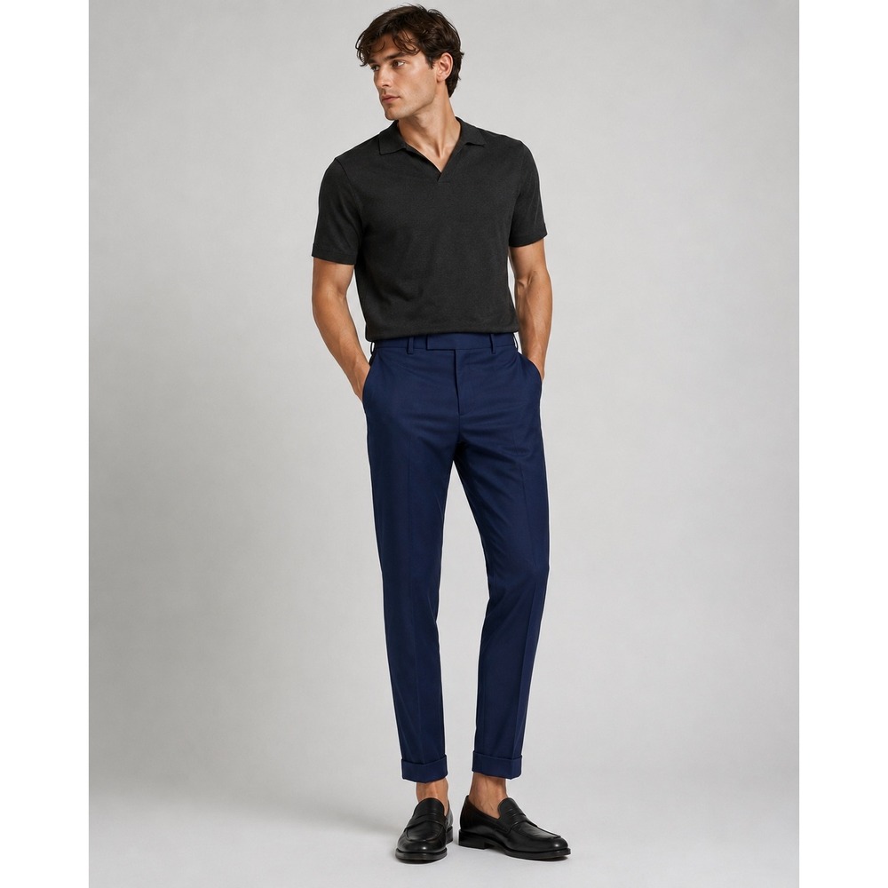 NWT The Kooples Mens Blue Dress Pants Suit Trousers EU 50